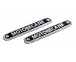 Monogramme R&eacute;servoir Logo "Motob&eacute;cane" noir/gris Mobylette Motob&eacute;cane AV 85 88