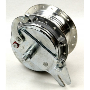 Moyeu de Roue Arri&egrave;re MBK 85 88 Motob&eacute;cane Leleu Prior Complet - 36 Trous &Oslash; 100mm Axe de 10mm (Avec frein et Axe)