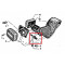 Rivet Plastique Fixation Support Feu Arrière MBK 51 Magnum, Super, Hard Rock (Semelle Caoutchouc) NOS