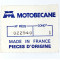 Axe de Béquille Motobécane D55 1975 - M8X100 Lg. 26mm