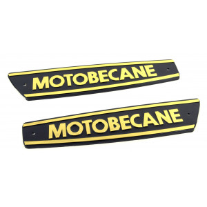 Monogrammes R&eacute;servoir Mobylette Motob&eacute;cane 85 88 89 881 Noir / Or (Paire)