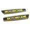 Monogrammes R&eacute;servoir Mobylette Motob&eacute;cane 85 88 89 881 Noir / Or (Paire)