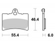 Plaquette de frein avant pour Bidalot RS RS2 Usine &agrave; &eacute;trier Double Piston - AP Racing
