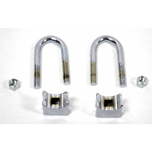 Fixation Pontet Guidon Chrom&eacute; Cyclo MBK 51 Motob&eacute;cane Motoconfort AU AV 85 88