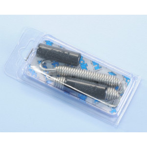 Ressort de Pot 79mm Polini avec Crochet Tournant Inox - Paire