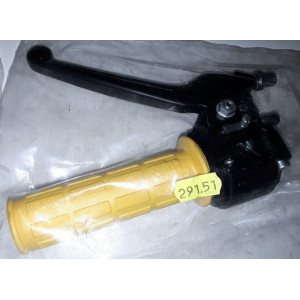 Poign&eacute;e de Gaz MBK 51 Domino Jaune - Magnum Racing Compl&egrave;te (Droite)