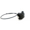 Bouchon R&eacute;servoir Essence MBK 51 / 41 - Tricorne - &Oslash; 30mm &agrave; Pousser + Jauge Noir