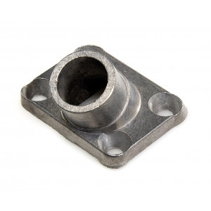 Pipe Admission Malossi MBK 51 Coud&eacute;e 19mm Courte Racing 50&deg; Montage Rigide (phbg)