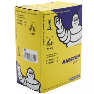 Chambre &agrave; Air 16 Pouces 110-90x16 - 120-80x16 Michelin 16MG Valve TR4
