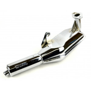 Pot d'&eacute;chappement Cobra Chrome Peugeot 103 RCX SPX CLIP MVX FUN Indiana Chrono