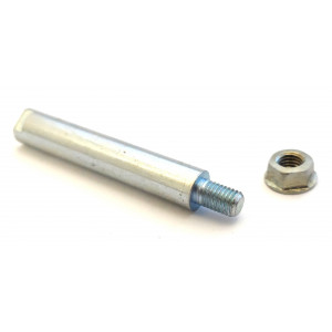Axe B&eacute;quille Centrale MBK Motob&eacute;cane - 7x100 Lg 65,5 + 4mm + &Eacute;crou