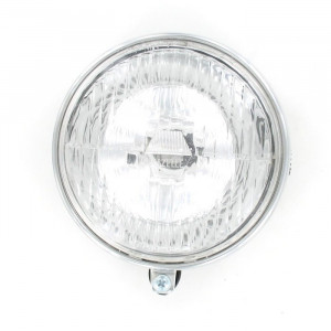 Optique de Phare / Projecteur Luxor 145 MBK 51 Hard Rock / Swing Rond Complet Noir avec Interrupteur