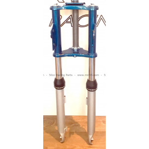 Fourche MBK 51 Magnum Racing Compl&egrave;te Bleu Pacifique // Remplac&eacute; par 32540 Noire