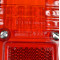 Cabochon de Feu Arrière + Vis Soubitez 4000 MBK 51 Club VeloSoleX 3800 Hongrois Peugeot 103 MVL