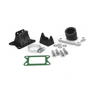 Clapet Malossi VL6 + Pipe MHR Viton &Oslash; 25mm pour AM6 / Peugeot 103 (Carter Malossi) Carburateur PHBG - Kit Admission Complet