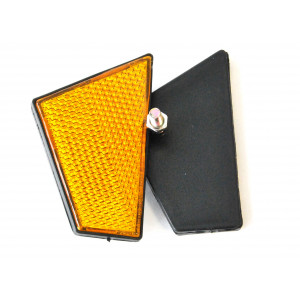 Paire de Catadioptre de Phare avant Peugeot 103 SPX RCX avec vis (Triangle)