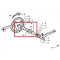 Axe de Pédalier Motobécane AV88 89 Motoconfort Lg 206 Lisse + Segment d'arret