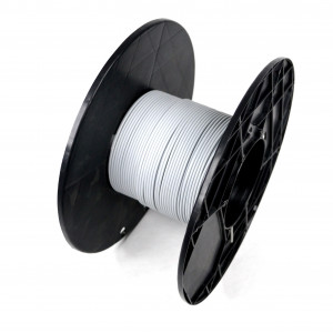 Fil &eacute;lectrique Cuivre Souple Section 1 mm2 Gris - au m&egrave;tre