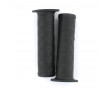 Rev&ecirc;tement de Poign&eacute;e Noir Mobylette MBK 51 Super 51V Motob&eacute;cane 115mm (Paire)