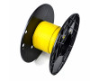 Fil &eacute;lectrique Cuivre Souple Section 1 mm2 Jaune - au m&egrave;tre