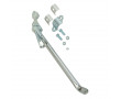 B&eacute;quille Lat&eacute;rale Cyclo MBK Motob&eacute;cane Peugeot 103 Chrom&eacute; 340mm Longue - Bras Rond
