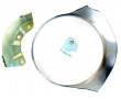 Cache Courroie / Protection Variateur Chrome MBK 51 / 881 / Motob&eacute;cane 88 / 85 / 89 + Patte de Fixation