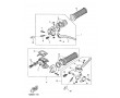 Poign&eacute;e / Support Levier de Frein Droite Cyclo MBK Magnum Racing XR Complet OEM (16)