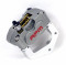 Kit Etrier de Frein Radial Gris + Patte de disque 220mm - fourche Paioli MBK 51 MagnumXR / Booster