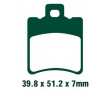 Plaquette de Frein MBK 51 Magnum XR / Booster Nitro Avant Sport - Etrier Brembo et Grimeca - FA193