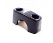 Pontet Fixation Guidon MBK 51 Super Sport Rock Magnum Alu Noir (unit&eacute;)