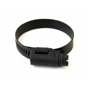Collier de Serrage M&eacute;tal &Oslash; 25-40 W3 Noir Surface int. Lisse Larg. 9mm Serflex (Durite) (a L'unit&eacute;)