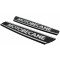 Monogrammes R&eacute;servoir MBK Motob&eacute;cane 85 88 89 881 Noir/argent (La Paire)