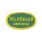 Ecusson Brod&eacute; VeloSoleX Service Ovale 70x110 - Stock d'&eacute;poque NOS