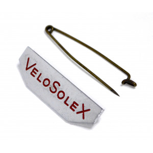 Broche &eacute;pingle VeloSoleX Rouge Chrome 15x50 - Stock d'&eacute;poque NOS