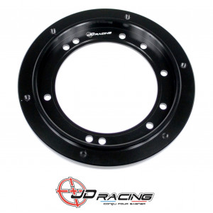 Porte Couronne Alu France Equipement JDR &Oslash;98 pour Peugeot 103 Roue Grimeca / Bernardi