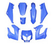 Carrosserie M&eacute;caboite Derbi Senda DRD 2005-> 2010 Bleu Brillant (Kit 8 pi&egrave;ces)