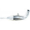 Pot échappement Flute Chromé Peugeot 103 SP / MVL / Vogue - Vintage Cyclomoteur