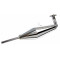 Pot d'échappement échappement Flute Chromé Peugeot 103 SP / MVL / Vogue - Vintage Cyclomoteur