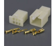 Cosse Plastique 6 Pin fiches Male + Femelle - Lot de 10 / Broche Connecteur Faisceau Electrique