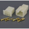 Cosse Plastique 6 Pin fiches Male + Femelle - Lot de 10 / Broche Connecteur Faisceau Electrique
