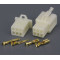 Cosse Plastique 6 Pin fiches Male + Femelle - Lot de 10 / Broche Connecteur Faisceau Electrique