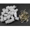 Cosse Plastique 6 Pin fiches Male + Femelle - Lot de 10 / Broche Connecteur Faisceau Electrique
