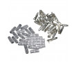 Cosse Cylindrique Pro Male &Oslash; 3.5mm avec Isolant Couple (X1)
