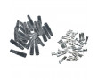 Cosse Cylindrique Pro Femelle D. 3.5mm avec Isolant Couple (X1)