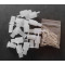 Cosse Plastique 2 Pin fiches Male + Femelle - Lot de 10 / Broche Connecteur Faisceau Electrique