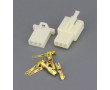 Cosse Plastique 3 Pin fiches Male + Femelle - Lot de 10 / Broche Connecteur Faisceau Electrique
