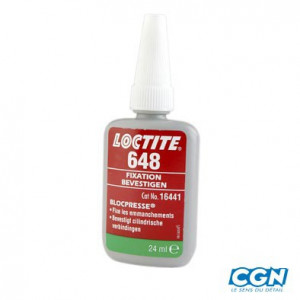Loctite 648 - Bloc Presse Fixation Roulement (24ml)