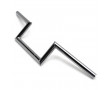 Guidon Z-Barre Chrom&eacute; Pour Cyclo 51-103 (H 10cm)