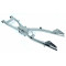 Bras Oscillant Peugeot 103 SP MVL Long Gris Type Origine (patte ressort soudée)