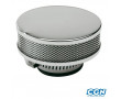 Filtre a Air Universel &Oslash;28-35 cylindrique Extra Plat Droit Chrome
